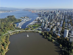The Vancouver Park Board is examining whether it would be feasible to reconnect Lost Lagoon with Coal Harbour.