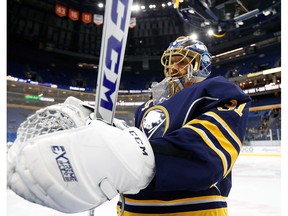 Goaltender Anders Nilsson was acquired by the Vancouver Canucks in the off-season and is expected to push Jacob Markstrom for the starting job this season.