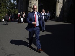 While he was in Victoria to be sworn in on Tuesday, John Horgan's first moves as premier were focused on the fire-embattled residents in B.C.'s Interior.