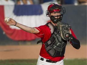 Vancouver Canadians catcher Riley Adams earned a second-degree black belt in karate before turning his attention to baseball.