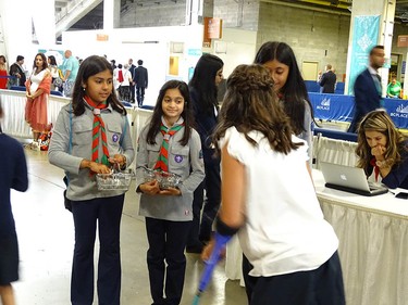 Ismaili scouts welcome community members to celebrations for the Diamond Jubilee at BC Place. Participating in Scouts Canada is one way youth in the Ismaili community are taught to give back to society.
