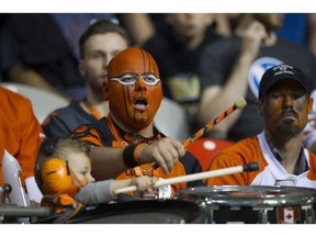 Colourful B.C. Lions fans made a lot of noise Friday at B.C. Place Stadium as their team played an exciting game against the Winnipeg Blue Bombers.