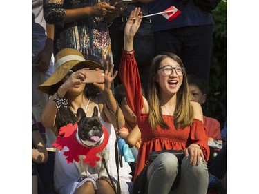 Thousands of people attended the Canada150 parade in Vancouver, B.C., July 2, 2017.