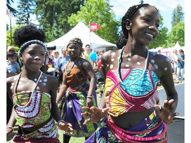 The Togo Showcase Zion Children in action during the annual Fusion Festival in Surrey, BC., July 23, 2017.