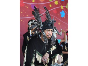 The Spindal Whorl Dancers in action during the annual Fusion Festival in Surrey, BC., July 23, 2017.