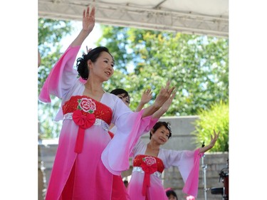 Hanyang Arts in performance during the annual Fusion Festival in Surrey, BC., July 23, 2017.