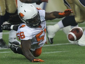 B.C. Lions linebacker Solomon Elimimian continues to be the linchpin of the defence.