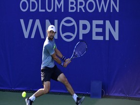 Aussie Jordan Thompson is in the singles final at Odium Brown VanOpen today at Hollyburn.