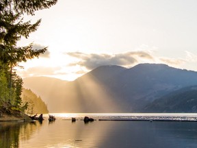 Comox Lake, near Cumberland, B.C.