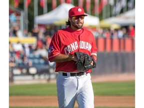 Cam O'Brien is one of the newest Vancouver Canadians. The 25-year-old has been handling mainly designated hitter duties since being assigned to the Toronto Blue Jays' short-season single-A affiliate last week but he's a catcher by trade.