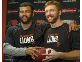 B.C. Lions quarterbacks Jonathon Jennings and Travis Lulay are like 'brothers with arms' and they insist it doesn't matter who starts as long as the team wins.