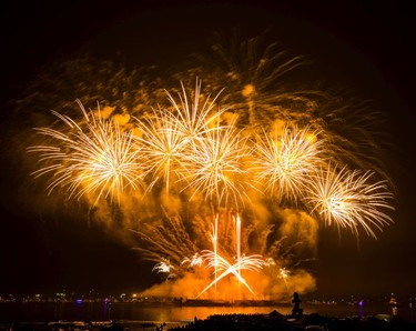 Canada's display impressed onlookers at the Celebration of Light finale Saturday, Aug. 5.