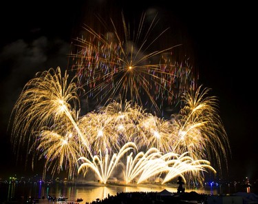 Canada's display impressed onlookers at the Celebration of Light finale Saturday, Aug. 5.