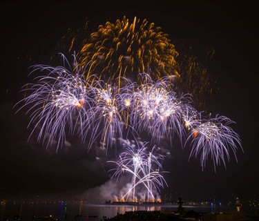 Canada's display impressed onlookers at the Celebration of Light finale Saturday, Aug. 5.