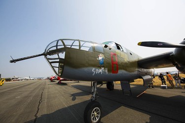 A B-25 at Abbotsford International Airshow, which runs until Sunday, Aug. 13.