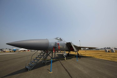 An F-15 at Abbotsford International Airshow.