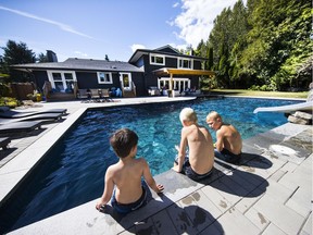 If you're hoping to strike up a friendship with a neighbour who has a backyard pool, your chances improve if you live in Kelowna, West Vancouver or Surrey.