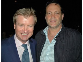 Philip Meyer, the managing director at Rosewood Hotel Georgia, welcomed Hollywood actor Vince Vaughn — a family friend — to a special party to celebrate the sale of Vancouver's storied hotel.