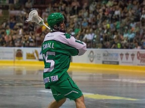 Corey Small leads the Victoria Shamrocks up against the New Westminster Salmonbellies tonight in Game 3 of the best-of-seven WLA final. The set is tied 1-1.