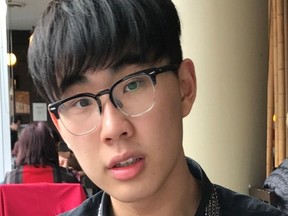 NO LOCATION, UNDATED – Richmond RCMP have shared this photo of Linhai Yu, 17. Yu was reported missing on Sept. 12, 2017. [PNG Merlin Archive] HANDOUT, PNG