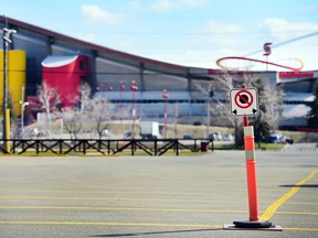 "Plan B" proposed location for a new arena, just north of Scotiabank Saddledome.