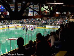 Game 4 of the Mann Cup between the New Westminster Salmonbellies and Peterborough Lakers goes tonight at Queen's Park Arena.