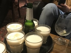 Milk and a non-alcoholic beer. That's what strangers are for.
