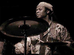 Legendary Chicago free jazz drummer Hamid Drake appears in a duet with electronic composer Hieroglyphic Being at the 2017 New Forms Festival.