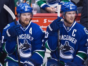 Twins Daniel and Henrik Sedin.