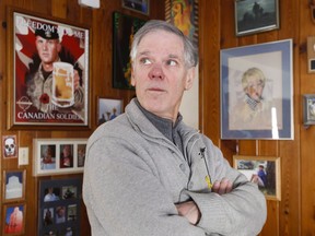 Michael Hornburg, whose son Nate was the 71st Canadian soldier to die in Afghanistan, speaks about his son at his home in Calgary on March 4, 2014.