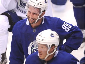 Sam Gagner could find himself riding shotgun with the Sedins this season.