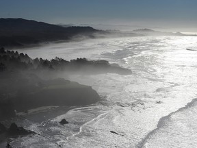 A Greater Victoria man has died after falling off a 250-metre cliff on the Oregon coast.