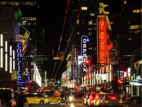 The Granville Entertainment District in downtown Vancouver, pictured in this file image, was the site of a double stabbing during the early morning hours of Saturday, Sept. 16.