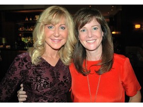 Women's Media Golf Classic founder Wendy Lisogar-Cocchcia, left, welcomed 20 top media personalities and influential women including Lara Dauphinee, managing director of the Fiore Group, to her annual charity golf tournament.