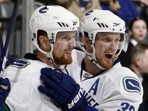 Henrik and Daniel Sedin announced Monday that they'll retire at the end of the season.