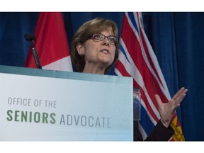 Seniors Advocate Isobel Mackenzie is releasing a major report on seniors in residential care in B.C.