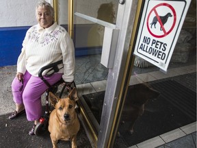 Esquimalt resident Rosemary Collins says she doesn't want to surrender her seven-year-old Australian kelpie, Tipper, to move to a more affordable place. "It's been an uphill battle all the way," she says.