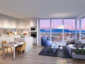 An artist's rendering of an 'L plan' home at Second + Main, a project from Create Properties in Vancouver.  [PNG Merlin Archive]
PNG