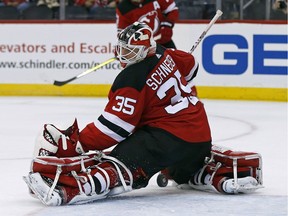 Cory Schneider and the New Jersey Devils will make their only appearance of the season at Rogers Arena on Wednesday.