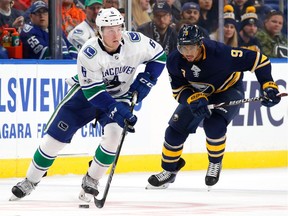 Brock Boeser of the Vancouver Canucks will turn a lot of heads in Minnesota when he plays for the Vancouver Canucks Tuesday night in St. Paul, the area he grew up in.