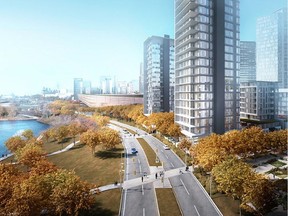 Invest Ottawa envisions Amazon HQ2 as part of a massive LeBreton Flats development along the Ottawa River.
