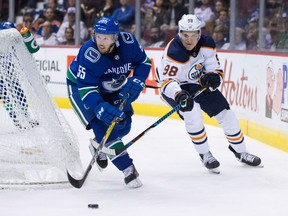 Alex Biega is one of the Vancouver Canucks' favourite go-to defencemen when the blue-line needs an injury replacement.