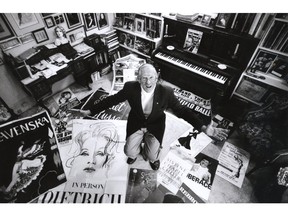 Apr.1, 1993 file photo of arts and entertainment promoter Hugh Pickett, whose files may be digitized by the Vancouver Archives.