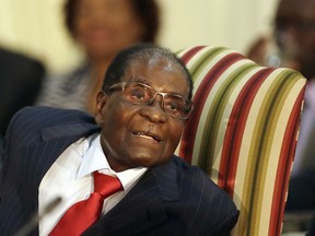 Zimbabwe President 
Robert Mugabe has long faced United States sanctions over his government's human rights abuses, but the World Health Organization new director-general Tedros Ghebreyesus is making the longtime African leader a "goodwill ambassador"  Prime Minister Justin Trudeau has condemned the appointment.