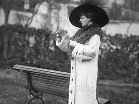 Mata Hari at the racetrack in 1911.