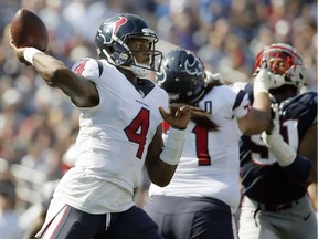 Deshaun Watson has done all the Texans could ask of him through the first five starts of his career. But he has yet to face a challenge like the one he'll get on Sunday facing the Seahawks in Seattle. The Seahawks have the best scoring defense in the NFL and a secondary filled with stars.