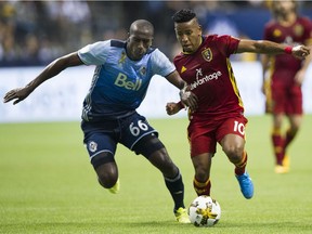 The Vancouver Whitecaps will need midfielder Aly Ghazal, left, to be on the top of his game when they host the San Jose Earthquakes on Sunday.