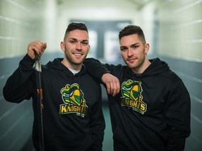 Spencer and his twin brother Scott McHaffie coach the Surrey Knights.