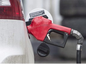 A gas pump in Montreal, home to Canada's highest gasoline prices.