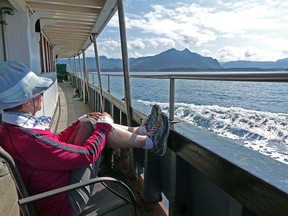 Lindsay Salt on a two-day maritime cruise to Kyuquot aboard the
MV Uchuck III.